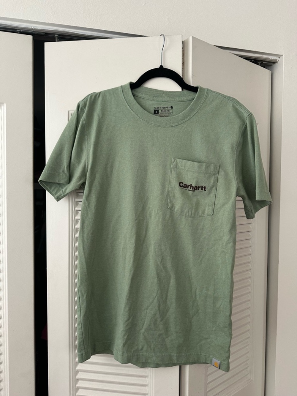 Carhartt Short Sleeve Pocket Tee in Sage